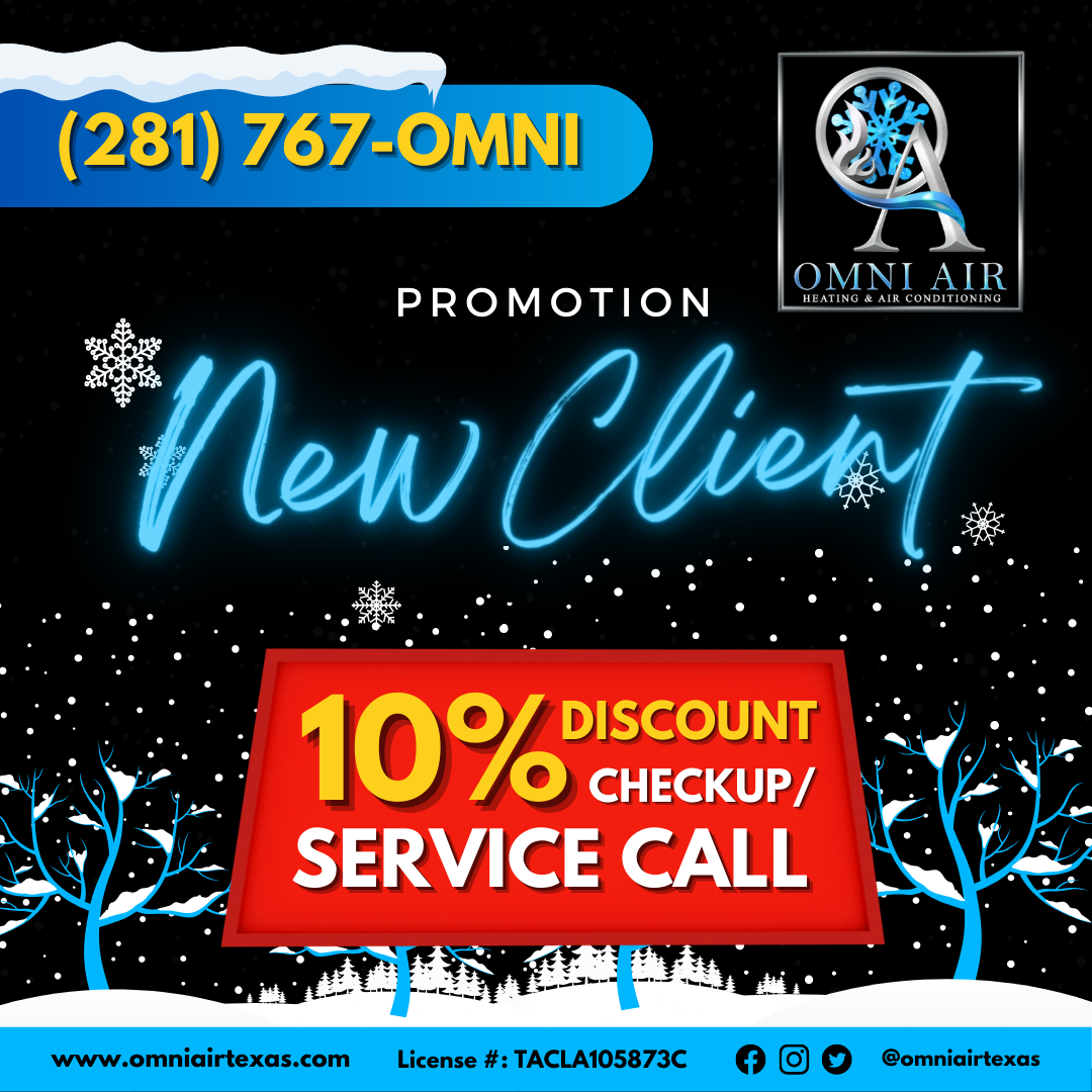 Omni Air - New Client 10% Discount Checkup Service Call Promo
